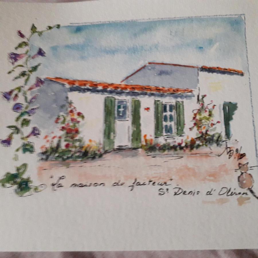 La Maison Du Facteur Saint-Denis-dʼOléron Esterno foto